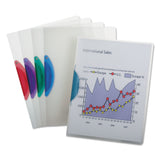 TOPS Oxford GateLock DualView Report Covers - Letter - 8 1/2in x 11in Sheet Size - 30 Sheet Capacity - 1 Fastener(s) - Polypropylene - 25 / Box