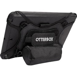 OtterBox Utility Carrying Case for 10in to 13in Apple, Samsung, LG, Google Tablet - Black - Neck Strap, Hand Strap - 8.7in Height x 6.8in Width x 0.8in Depth - 1 Pack