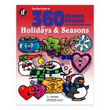 Instructional Fair Red Book Of Reward Stickers For Holidays and Seasons, 1 1/4ft