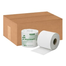 Load image into Gallery viewer, SKILCRAFT 2-Ply Individually Wrapped Toilet Paper, 100% Recycled, 500 Sheets Per Roll, Pack Of 96 Rolls (AbilityOne 8540-01-630-8729)