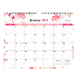 2024 Blue Sky Monthly Wall Calendar, 12in x 15in, Lindley, January To December 2024, 117888