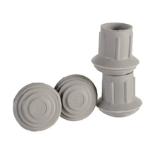 Load image into Gallery viewer, DMI Walker And Cane Replacement Tips #21, Gray, 1-1/8in
