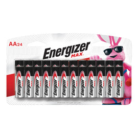 Energizer Max AA Alkaline Batteries, Pack Of 24