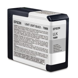 Epson T5809 UltraChrome K3 Light Light Black Ink Cartridge, T580900