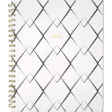 Cambridge Mackenzie Weekly/Monthly Planner, 8-1/2in x 11in, Black/White, January To December 2022, 1574-905