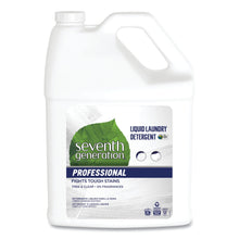 Load image into Gallery viewer, Seventh Generation Professional Liquid Laundry Detergent, Free And Clear Scent, 1 Gallon, Pack Of 2 Bottles