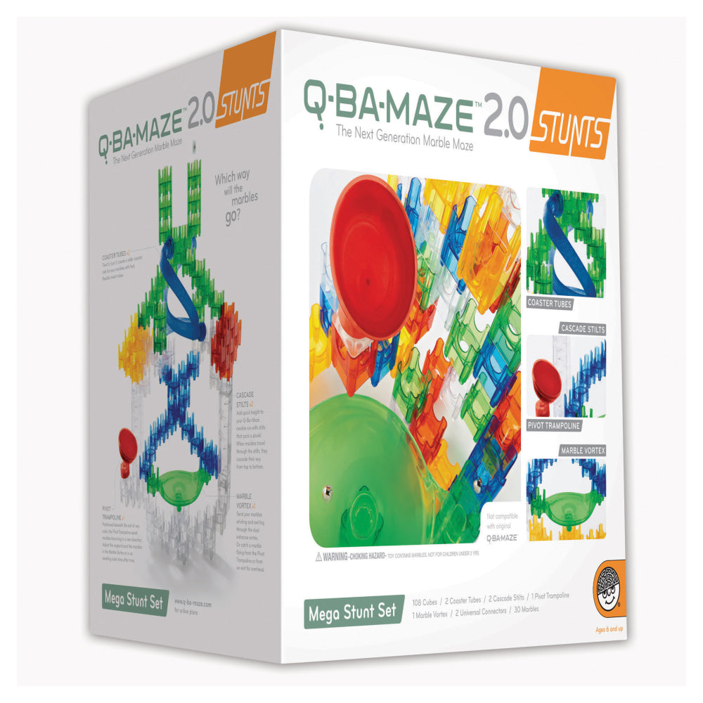 Mindware Q-BA-MAZE 2.0 Mega Stunt Set, Grades 1-6