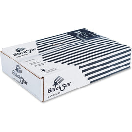 Ex-Cell Kaiser 205 White Receptacles Replacement Liner Bags - Black - Plastic - 1000/Carton - Sanitary