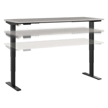 Load image into Gallery viewer, Bush Business Furniture Move 40 Series Electric 72inW x 30inD Electric Height-Adjustable Standing Desk, Platinum Gray/Black, Standard Delivery