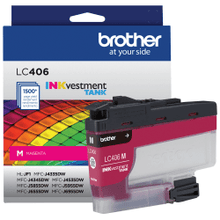 Load image into Gallery viewer, Brother LC406 INKvestment Magenta Ink Tank, LC406M