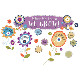 Carson-Dellosa You-Nique When We Learn, We Grow! Mini Bulletin Board Set, Multicolor, Grades K-5