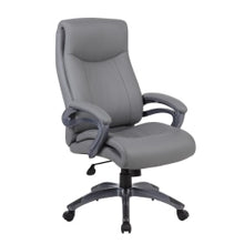 Load image into Gallery viewer, Boss Office Products Ergonomic High-Back Chair, Gray/Gun Metal
