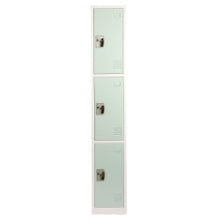 Load image into Gallery viewer, Alpine Large 3-Tier Steel Locker, 72inH x 12inW x 12inD, Misty Green