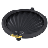 Justrite Spill Control Funnel For Non-Flammables, 3 1/4in x 21in, Black