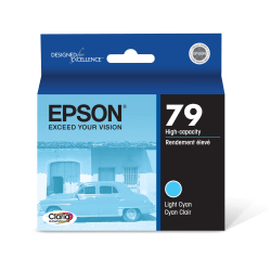 Epson 79 Claria Light Cyan High-Yield Ink Cartridge, T079520