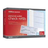 Office Depot Brand Personal Check Refill Pack, 3-Part, Pack Of 300
