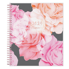 2024 Blue Sky Joselyn Frosted Monthly Planning Calendar, 8in x 10in, Pink/Gray, January to December 2024, 110395