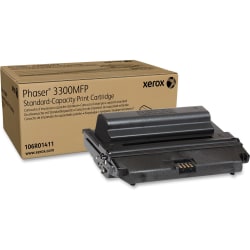 Xerox 3300 Black Toner Cartridge, 106R01411