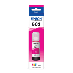 Epson 502 EcoTank Magenta High-Yield Ink Bottle, T502320-S