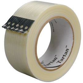3M 8932 Strapping Tape, 3in Core, 1in x 60 Yd., Clear, Case Of 12