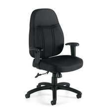 Load image into Gallery viewer, Offices To Go Tilter Chair With Arms, 42 1/2inH x 25 1/2inW x 26 1/2inD, Black