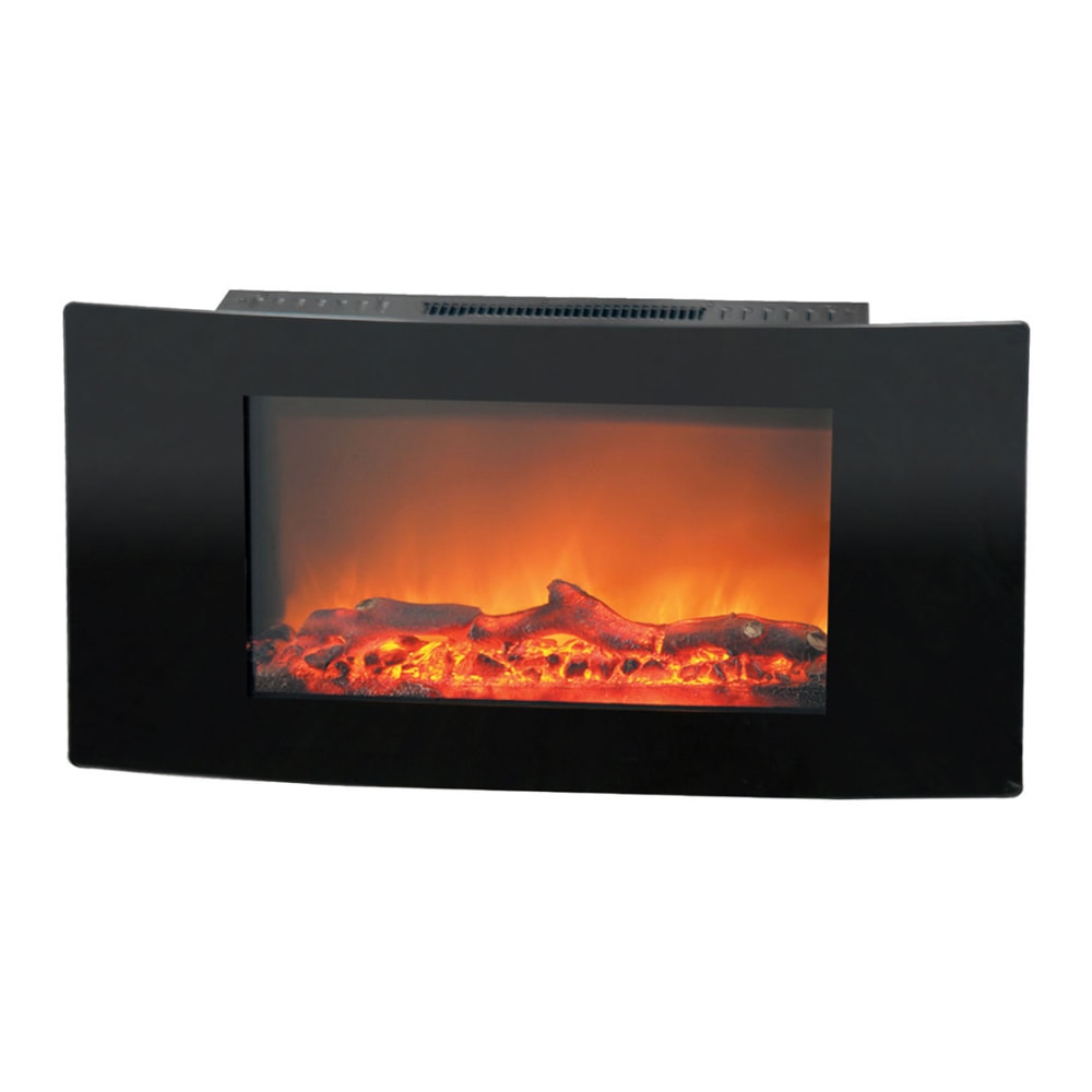 Cambridge Callisto CAM35WMEF-2BLK Electric Fireplace - Indoor - Wall Mountable