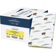 Load image into Gallery viewer, Hammermill Color Printer &amp; Copy Paper, 10 Reams, Canary, Legal (8.5in x 14in), 5000 Sheets Per Case, 20 Lb