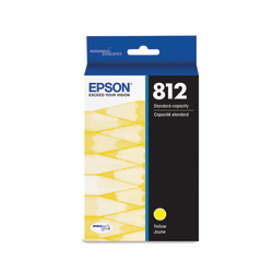 Epson 812 DuraBrite Ultra Yellow Ink Cartridge, T812420-S