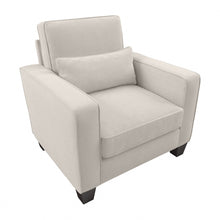 Load image into Gallery viewer, Bush Furniture Stockton Accent Chair With Arms, Light Beige Microsuede Fabric, Standard Delivery