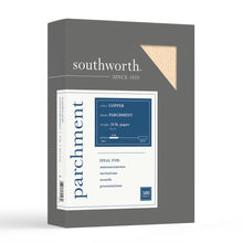 Load image into Gallery viewer, Southworth Parchment Specialty Paper, 24 Lb., 8 1/2in x 11in, Copper, Pack Of 500