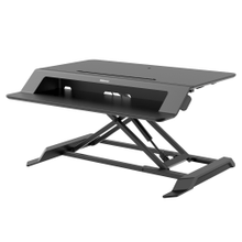 Load image into Gallery viewer, Fellowes Lotus LT Sit-Stand Workstation, Black