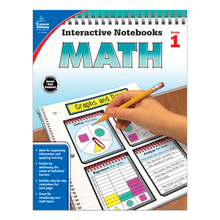Load image into Gallery viewer, Carson-Dellosa Interactive Notebook For Math, Grade 1