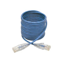 Load image into Gallery viewer, Tripp Lite 6ft Cat6 Gigabit Snagless Molded Slim UTP Patch Cable RJ45 M/M Blue 6ft - First End: 1 x RJ-45 Male Network - Second End: 1 x RJ-45 Male Network - 128 MB/s - Patch Cable - Black