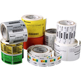 Intermec DuraTRAN II Polyester Labels, 1 1/2in x 1/2in, Gloss White, 4304 Per Roll, Carton Of 8 Rolls