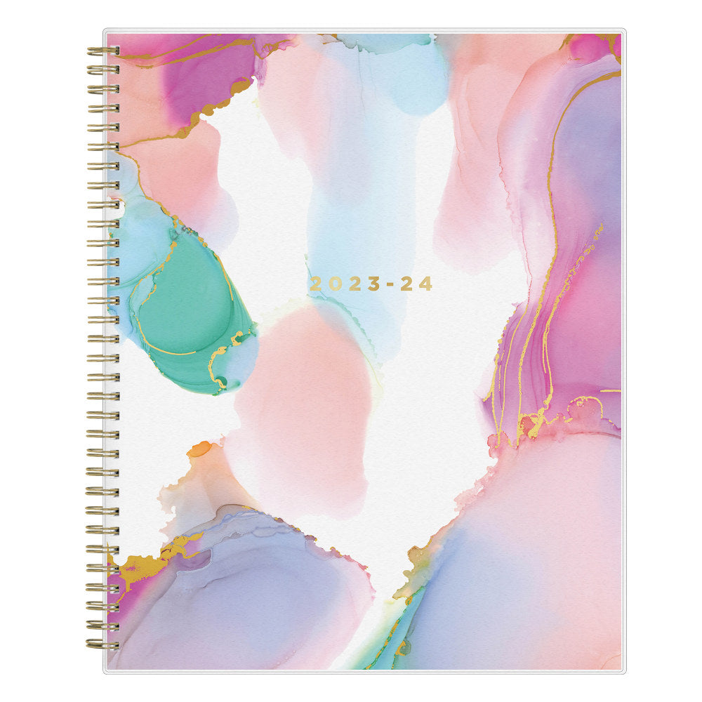 2023-2024 Blue Sky Ashley G Frosted Polypropylene Weekly/Monthly Academic Planner, 8-1/2in x 11in, Multicolor Smoke, July 2023 to June 2024, 133681-A