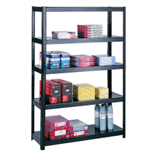 Load image into Gallery viewer, Safco Boltless Shelving, 48 1/2in Wide, Black