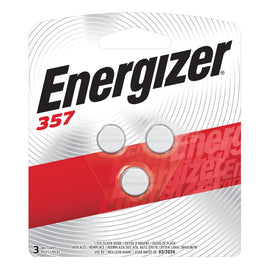 Energizer 1.5-Volt Calculator/Watch Battery, 357, Pack Of 3
