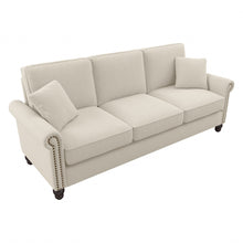 Load image into Gallery viewer, Bush Furniture Coventry 85inW Sofa, Cream Herringbone, Standard Delivery