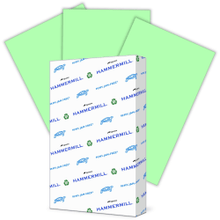 Load image into Gallery viewer, Hammermill Fore Super-Premium Color Copy Paper, 1 Ream, Green, Legal (8.5in x 14in), 500 Sheets Per Ream, 20 Lb, 30% Recycled