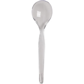 Dixie Heavyweight Plastic Cutlery - 1000/Carton - Soup Spoon - 1 x Soup Spoon - Breakroom - Disposable - Clear