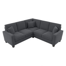 Load image into Gallery viewer, Bush Furniture Stockton 87inW L-Shaped Sectional Couch, Dark Gray, Standard Delivery