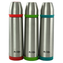 Load image into Gallery viewer, Mr. Coffee Altona 3-Piece Stainless-Steel Thermal Travel Bottle Set, 15 Oz, Assorted Colors