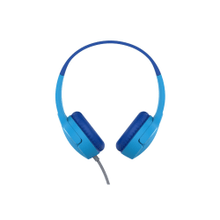 Load image into Gallery viewer, Belkin SoundForm Mini Wired On-Ear Headphones for Kids - Stereo - Mini-phone (3.5mm) - Wired - On-ear, Over-the-head - Binaural - Ear-cup - 4 ft Cable - Blue