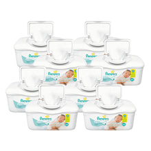 Load image into Gallery viewer, Pampers Sensitive Baby Wipes, Unscented, 64 Wipes Per Tub, Case Of 8 Tubs