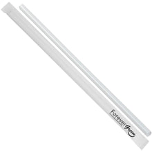 Load image into Gallery viewer, ForeverGreen Compostable Jumbo Drinking Straws, 7-3/4in, Black, Pack Of 3,000 Straws