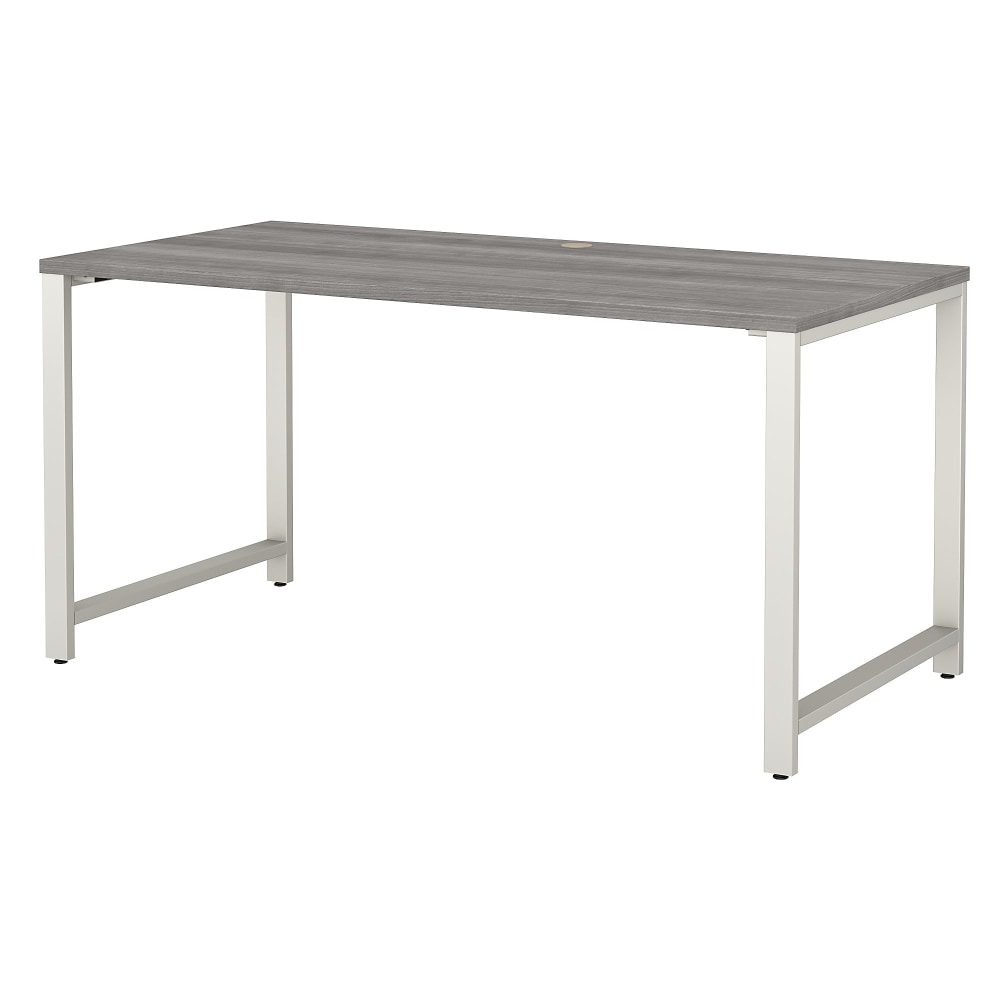 Bush Business Furniture 400 60inW Table Computer Desk, Platinum Gray, Standard Delivery