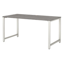 Load image into Gallery viewer, Bush Business Furniture 400 60inW Table Computer Desk, Platinum Gray, Standard Delivery