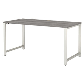 Bush Business Furniture 400 60inW Table Computer Desk, Platinum Gray, Standard Delivery