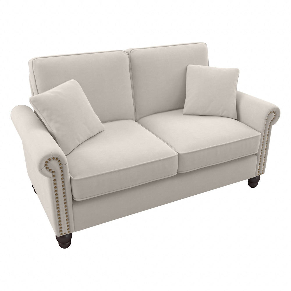 Bush Furniture Coventry 61inW Loveseat, Light Beige, Standard Delivery