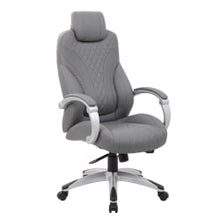 Load image into Gallery viewer, Boss Office Products Hinged Arm Ergonomic High-Back Chair, Gray